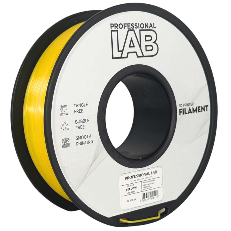 Filament PROFESSIONAL LAB HS-PLA ŽLUTÁ 1,75 mm 1 kg