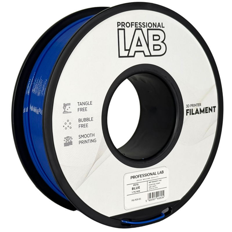Filament PROFESSIONAL LAB PETG MODRÁ 1,75 mm 1 kg