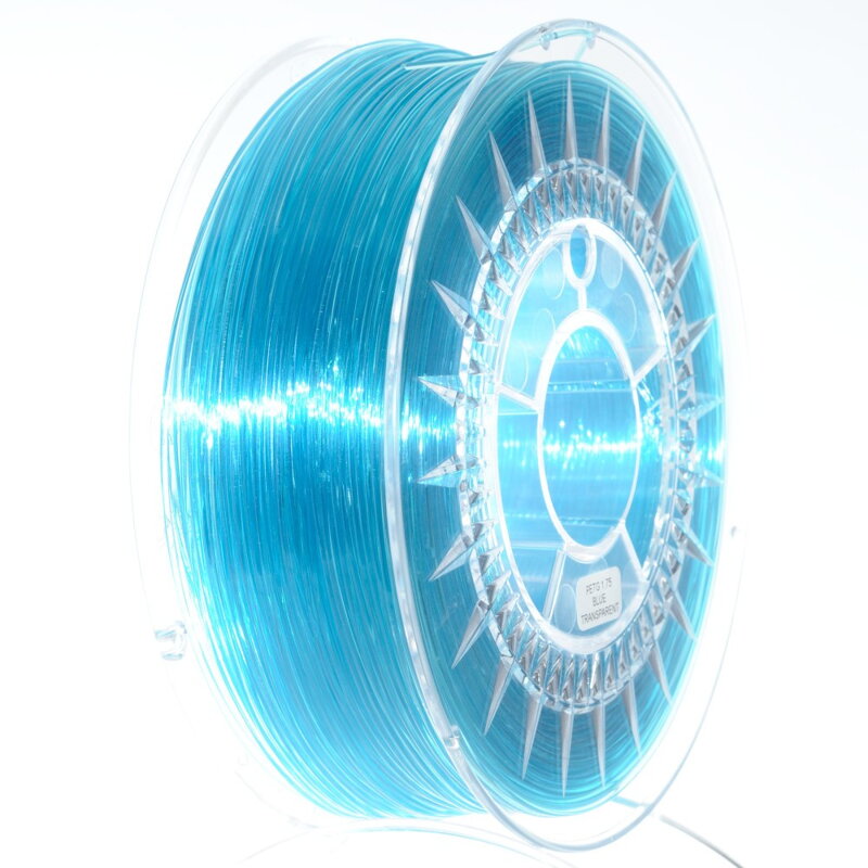 PET-G 1,75 mm niebieski przezroczysty filament Devil Design 1 kg