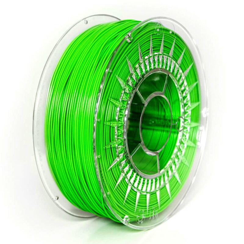 Pet-g filamentu 1,75 mm jasnozielonego diabła projekt 1 kg