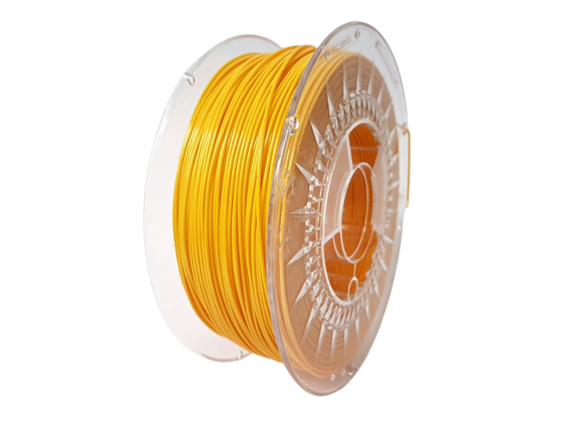 Pet-g filamentu 1,75 mm jasnożółty diabeł projekt 1 kg