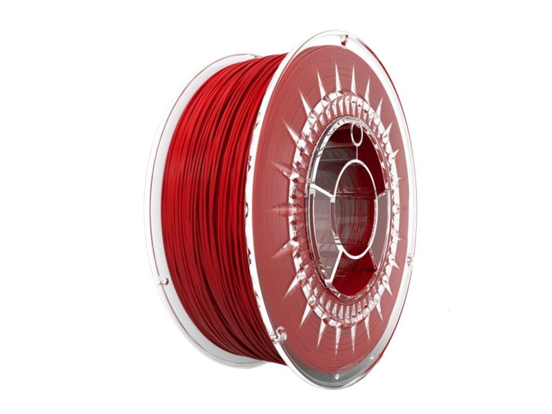 Filament PLA 1,75 mm czerwony Devil Design 1 kg