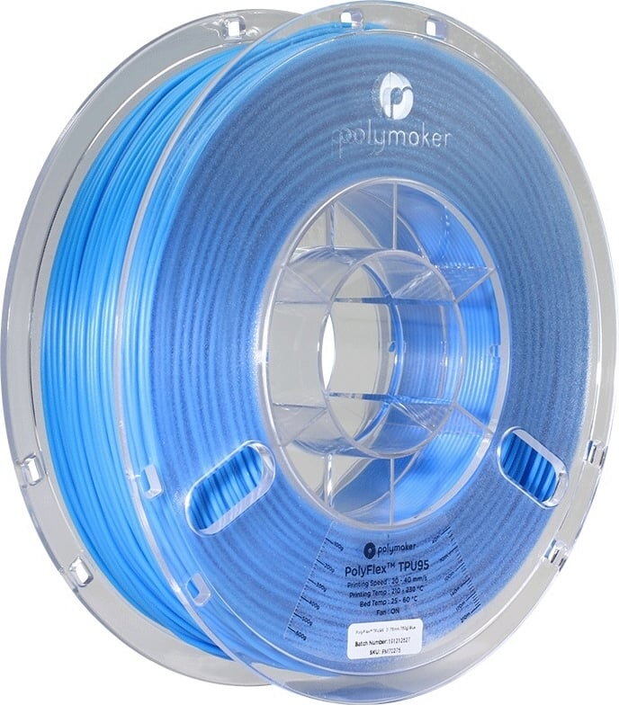 Polyflex TPU95 Filament niebieski 1 75 mm polimaker 750g Polyflex TPU95 Filament niebieski 1 75 mm polimaker 750g