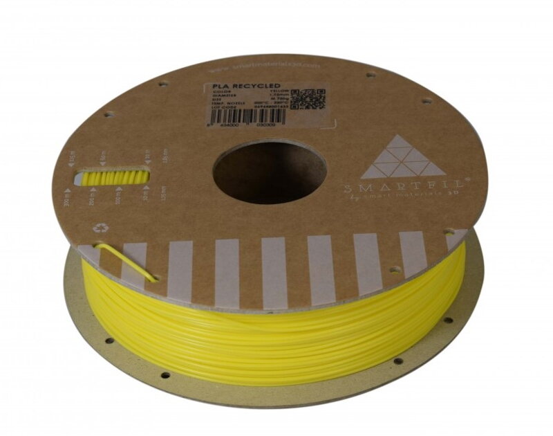 Plalament Z Recykling żółty 1,75 mm Smartfil 0,75 kg Plalament Z Recykling żółty 1,75 mm Smartfil 0,75 kg