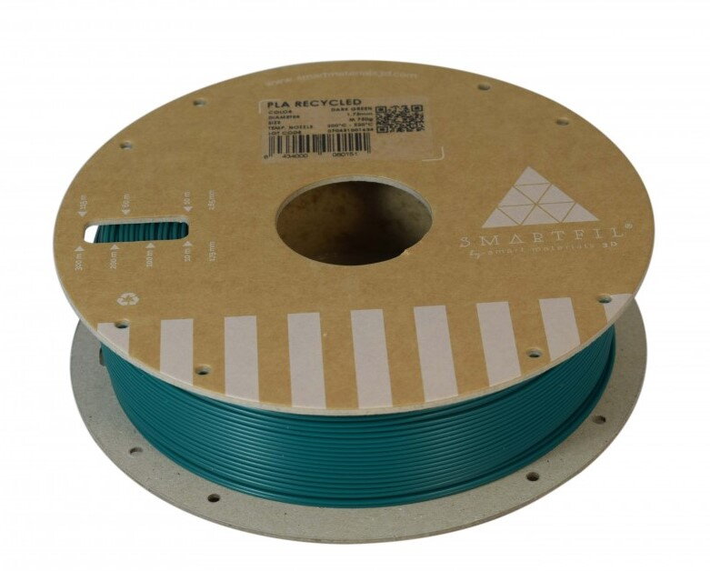 Placking z recyklingu ciemnozielonego 1,75 mm Smartfil 0,75 kg Placking z recyklingu ciemnozielonego 1,75 mm Smartfil 0,75 kg