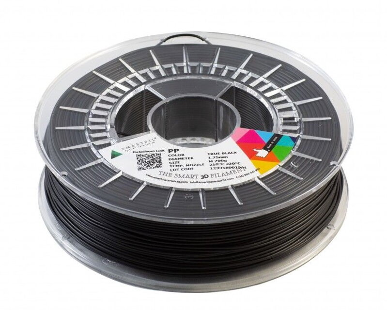PP filamentu Czarny 2,85 mm SmartFil 700 g PP filamentu Czarny 2,85 mm SmartFil 700 g