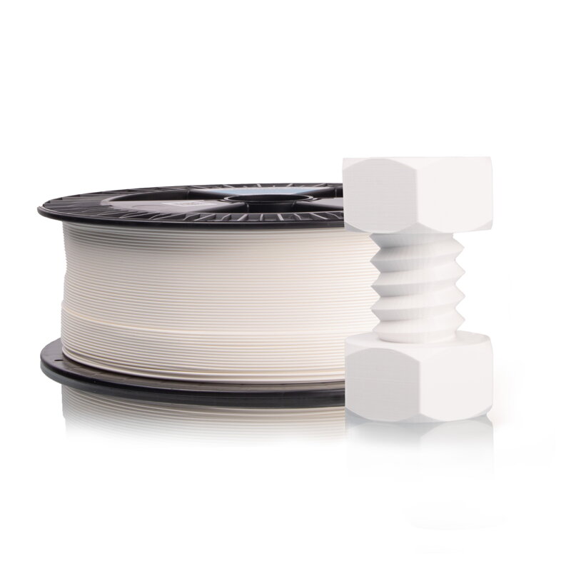 Filament-PM PET-G Press Whites Bílá 1,75 mm 2 kg Filament PM