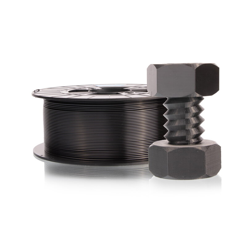 Filament-PM PET-G Press String Black 1,75 mm 1 kg Filament PM Filament-PM PET-G Press String Black 1,75 mm 1 kg Filament PM