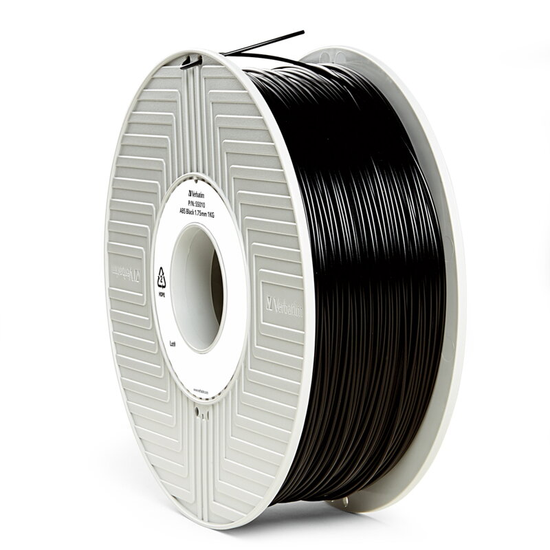 Filament ABS 1,75 mm czarny dosłowno 1 kg