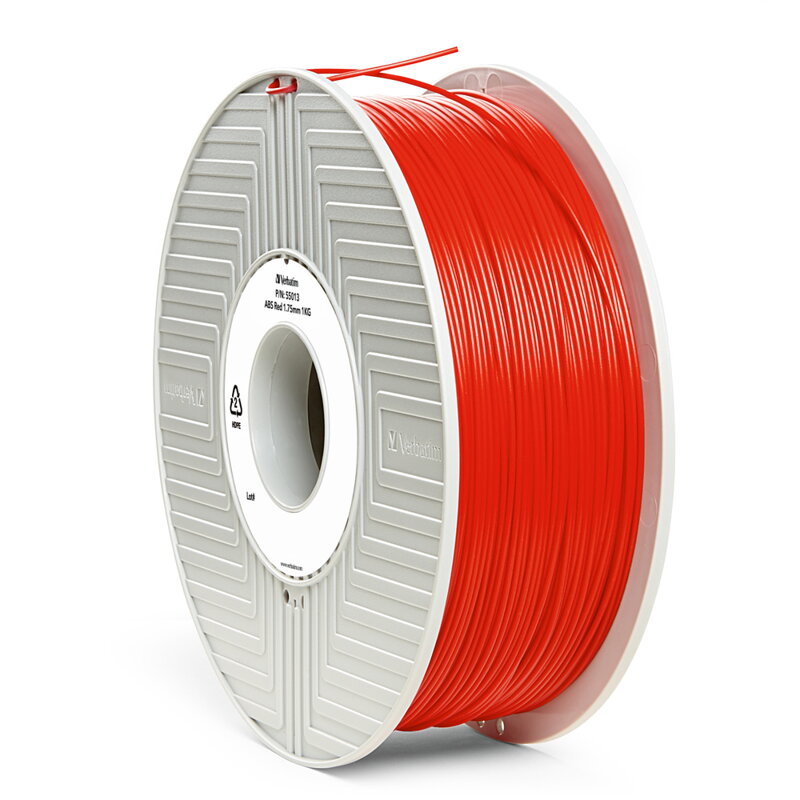 Filament ABS 1,75 mm czerwony dosłowność 1 kg Filament ABS 1,75 mm czerwony dosłowność 1 kg
