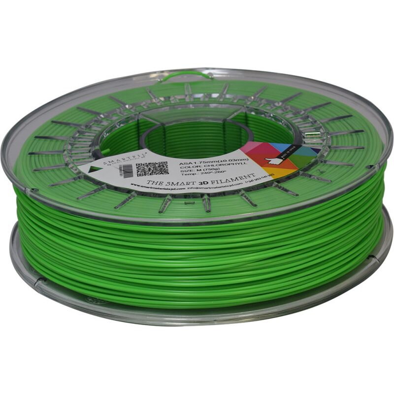 ASA Filament Green Chlorofil 1,75 mm Smartfil 750 g