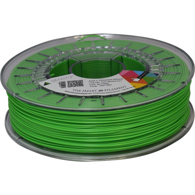 ASA Filament Green Chlorofil 1,75 mm Smartfil 750 g ASA Filament Green Chlorofil 1,75 mm Smartfil 750 g