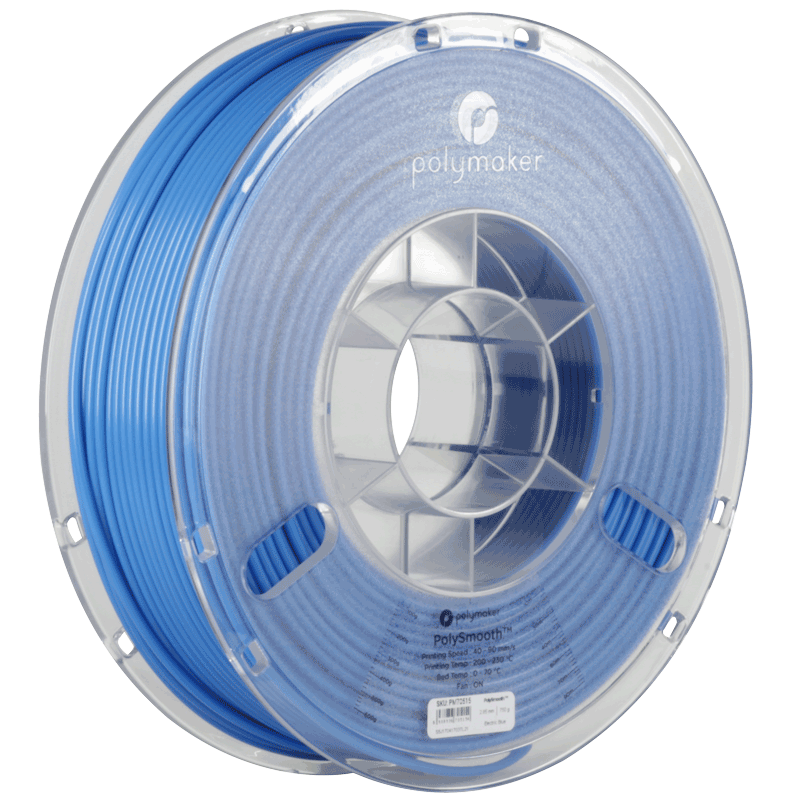 Polismooth Filament Elektrycznie niebieski 1,75 mm polimaker 750g