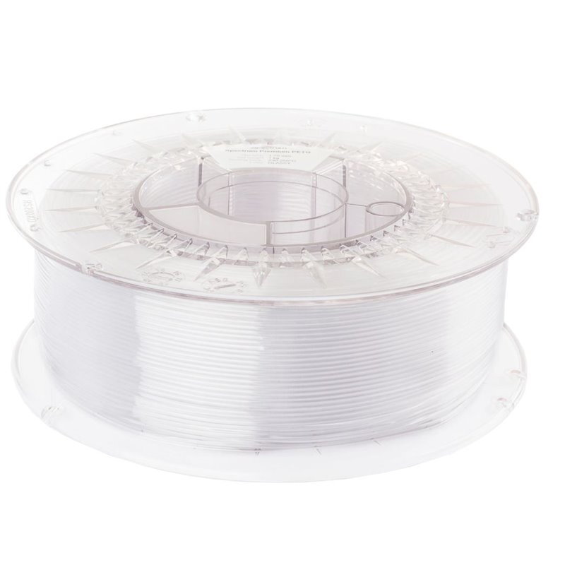 PETG Transparent Filament Glassy 1,75 mm Spektrum 1 kg PETG Transparent Filament Glassy 1,75 mm Spektrum 1 kg