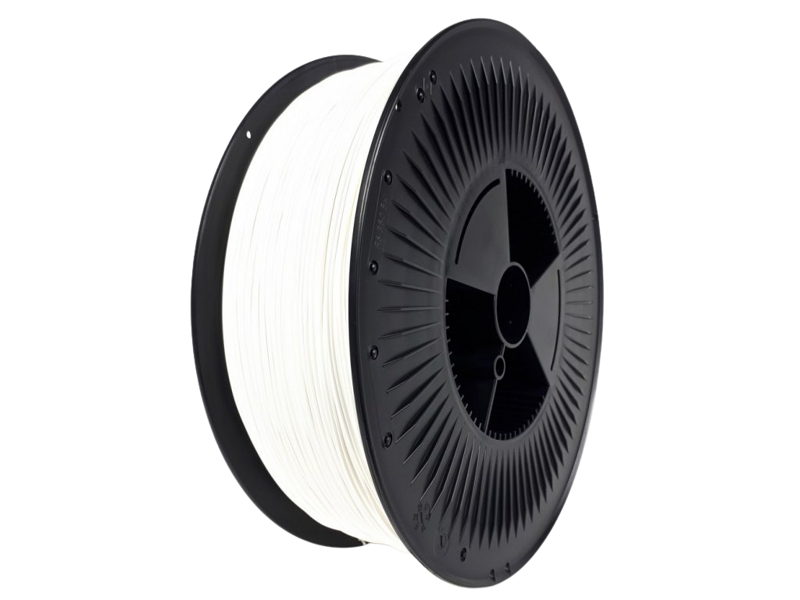 Pet-g filamentu 1,75 mm White Diabeł Design 5 kg Pet-g filamentu 1,75 mm White Diabeł Design 5 kg