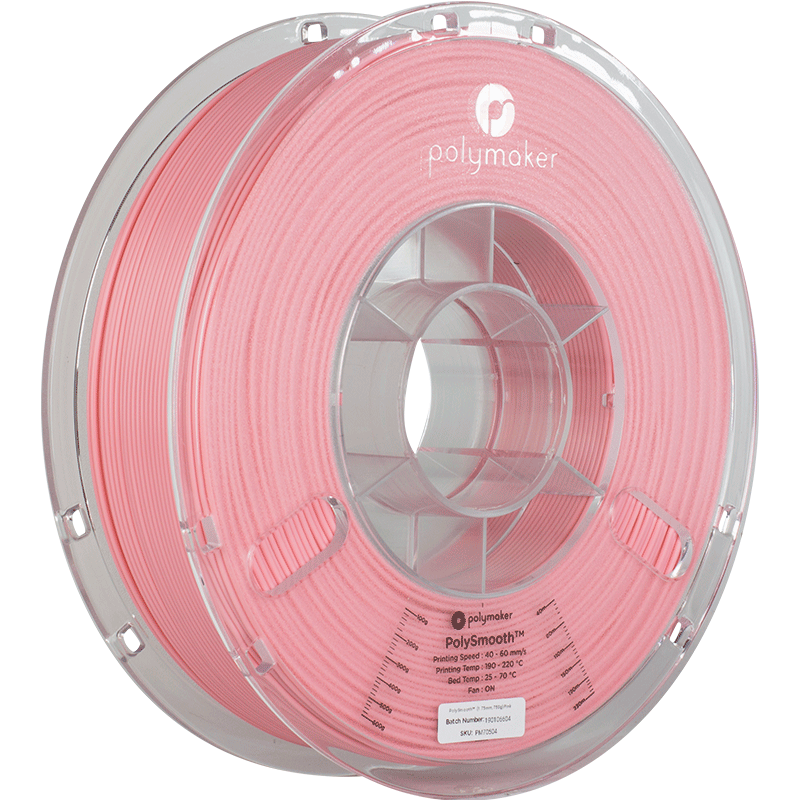 Polishmooth Filament Pink 1,75 mm Polymaker 750G