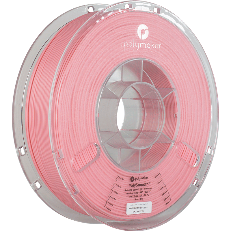Polishmooth Filament Pink 1,75 mm Polymaker 750G Polishmooth Filament Pink 1,75 mm Polymaker 750G