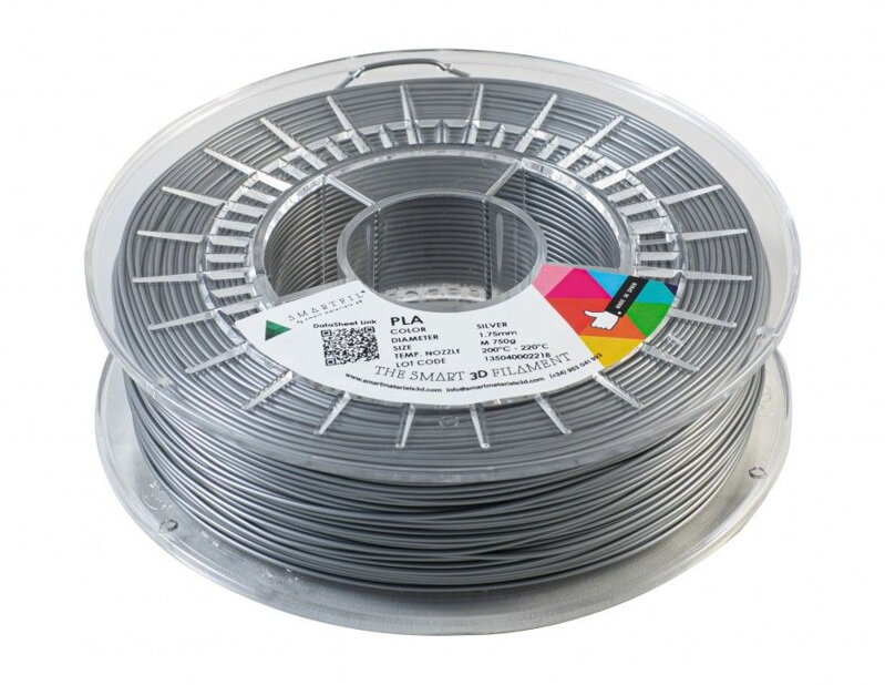 Srebrny srebrny 1,75 mm Smartfil 750g Srebrny srebrny 1,75 mm Smartfil 750g
