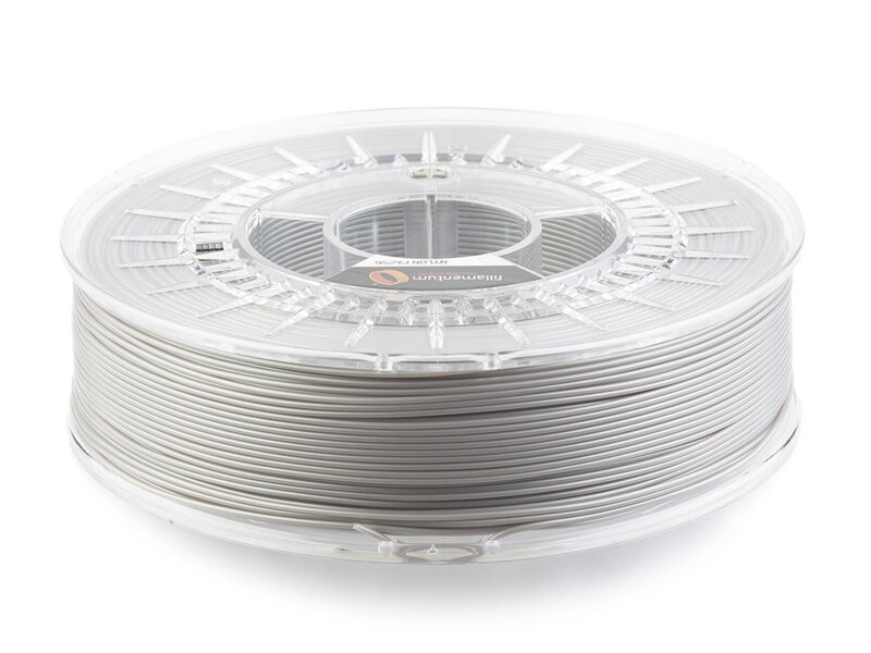 Nylon FX256 1 75 mm metaliczny szary filament 750g
