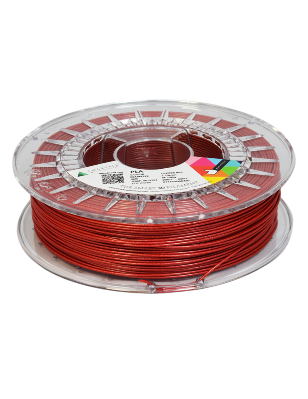 Kształtowanie w planie czerwony brokat czerwony 1,75 mm SmartFil 750G Kształtowanie w planie czerwony brokat czerwony 1,75 mm SmartFil 750G