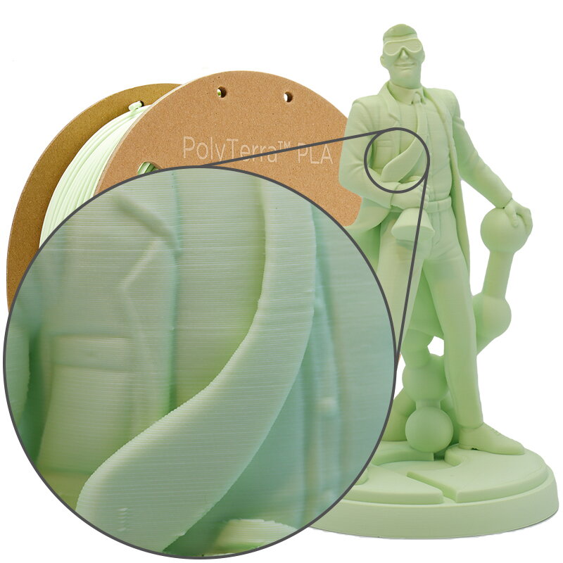 PLA Ployterra Filament Mint 2,85 mm Polymaker 1000 g PLA Ployterra Filament Mint 2,85 mm Polymaker 1000 g