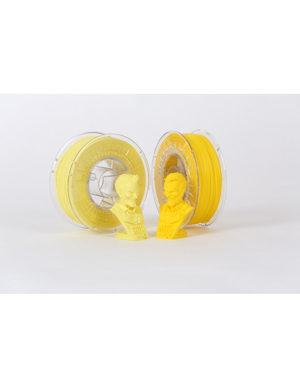 Print With Smile - PLA Duo Pack - 1,75 mm - żółty/ żółty- 2 x 1000 g