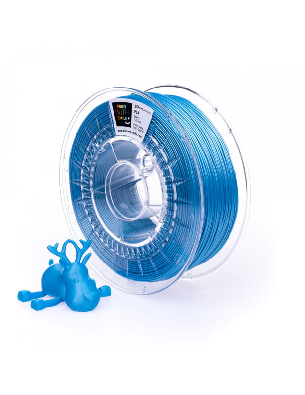 Print With Smile - satynowy PLA - 1,75 mm - Sky Blue - 1000 g Print With Smile - satynowy PLA - 1,75 mm - Sky Blue - 1000 g