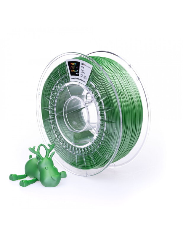 Print With Smile - satynowy PLA - 1,75 mm - Spring Green - 1000 g