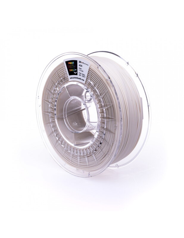 Print With Smile - ASA - 1,75 mm - 850 g - naturalne Print With Smile - ASA - 1,75 mm - 850 g - naturalne